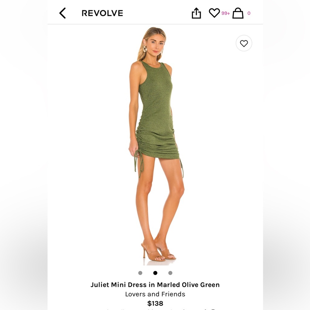 Lovers & Friends green dress